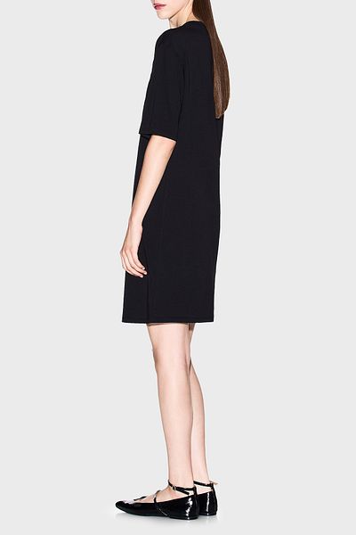 Armani Exchange Cotton Regular Fit Crew Neck Mini Dress Dress Xw000825 Af10356 Uc001