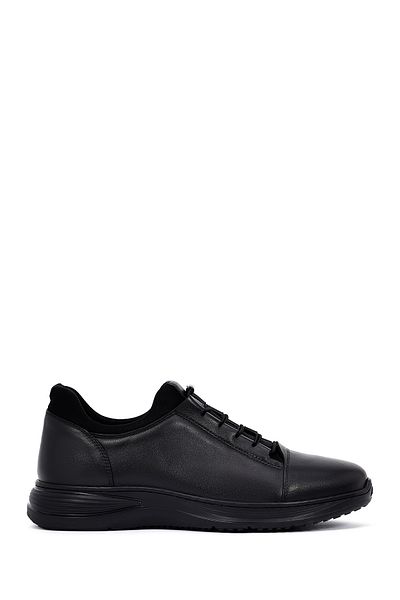 Derimod Men's Black Lace-Up Leather Casual Sneaker 25Wfd6775Ft