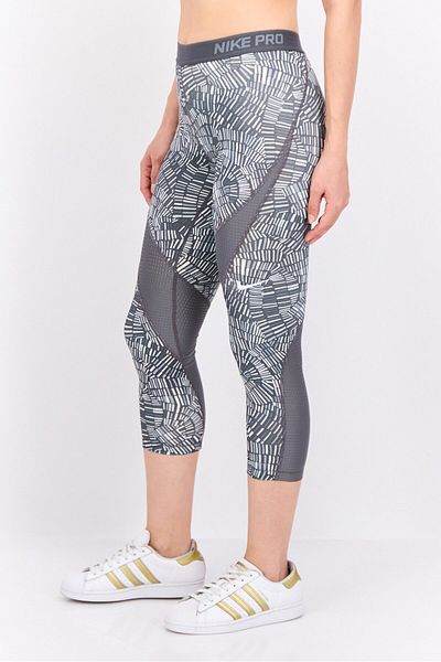 Nike Women Sportswear Fit Training Capri Leggings, Grey