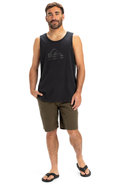 Quiksilver EV COMP LOGO TANK Siyah Erkek Kısa Kol Gömlek