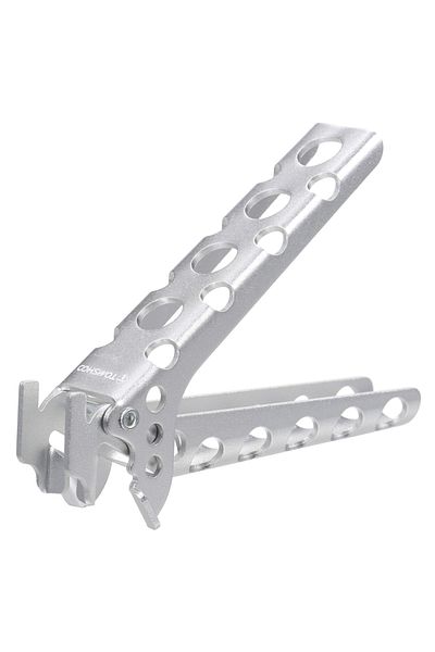 Choice Silver Tomshoo Aluminum Pot Clamp Pan Handler Pot Lifter Cooking Gripper Pot Anti-Hot Clip Holder Cl