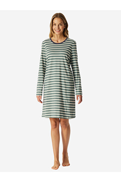 Schiesser Nachthemd Casual Essentials Nacht-Hemd Schlafmode Sleepwear