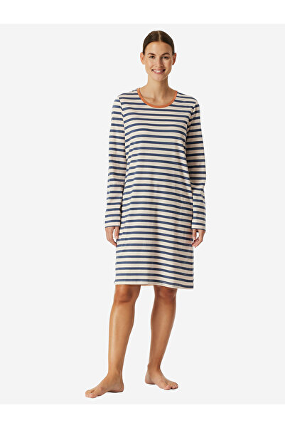 Schiesser Nachthemd Casual Essentials Nacht-Hemd Schlafmode Sleepwear