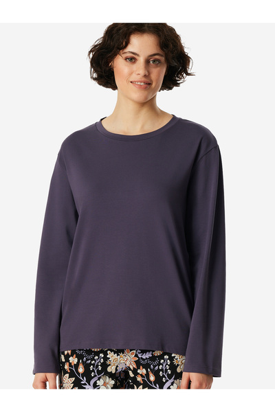 Schiesser Pyjamaoberteil Mix & Relax Schlaf-Oberteil Nachthemd Sleepshirt