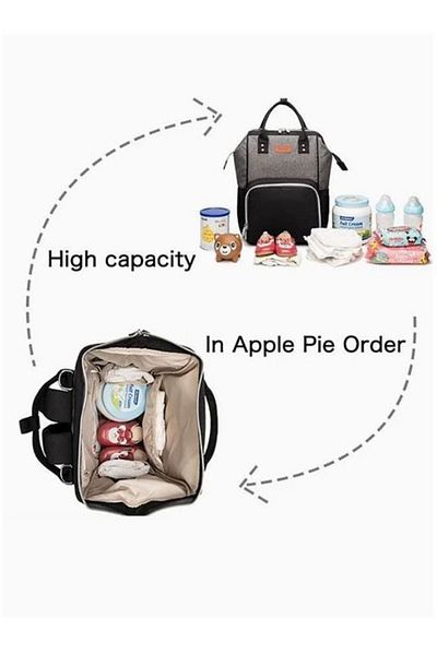 COOYA Multifunctional Large Capacity Diaper Bag For Travel，Comfortable, durable, large capacity（pink）