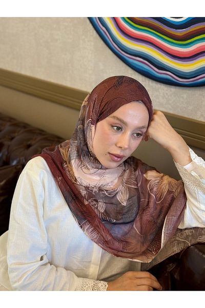 Modakaşmir Esilda Pattern Moon Shawl