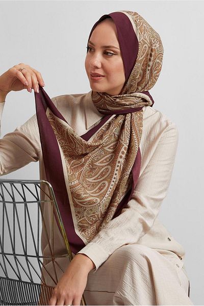 Alvina Ethnic Patterned Shal 4472
