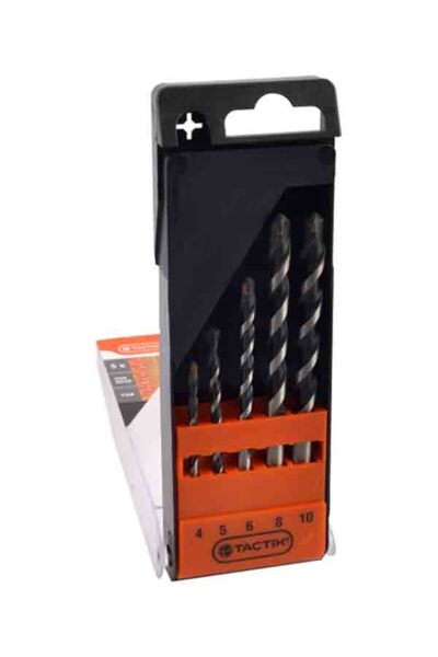 Tactix 5-Piece Multi-Purpose High Carbon Steel Drill Bits Set