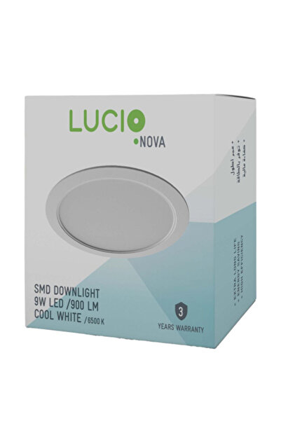 LUCİO 9W 900-Lumens High Efficiency Energy-Saving Downlight
