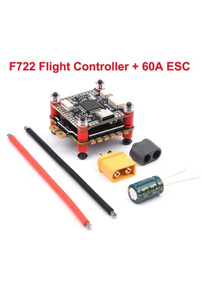 Choice F722 FC and 60A F405 F405HD / F7 F722 Flight Controller / F4 V3S Plus FC + 60A 4in1 BLheli_S ESC Sta