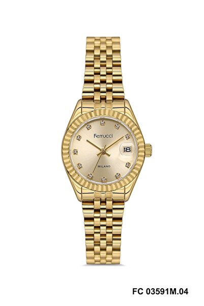 Ferrucci FER.03591M.04 Çelik Kordon Kadın Kol Saati