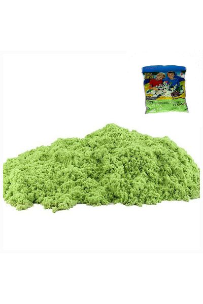 OEM Nisip de modelat, Nisip de joacă, 1 kg, netoxic, moale și ușor de modelat, reutilizabil, 3 ani+, culoare verde