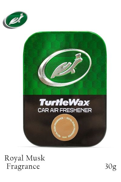 Turtle Wax Car Air Freshener – Long Lasting Royal Musk Fragrance, Leak Proof, 30g, for All Cars