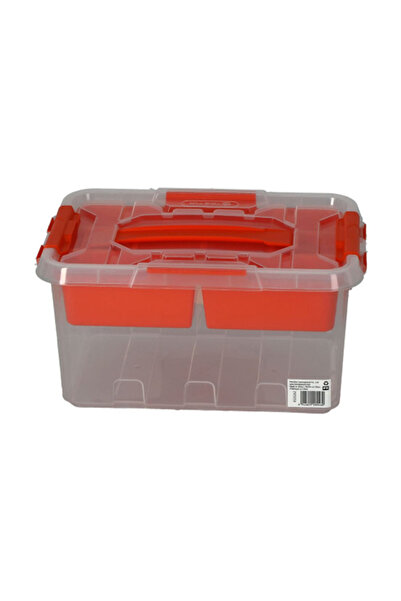 Tactix Storage Box with Lift-Out Tray 6 Liter