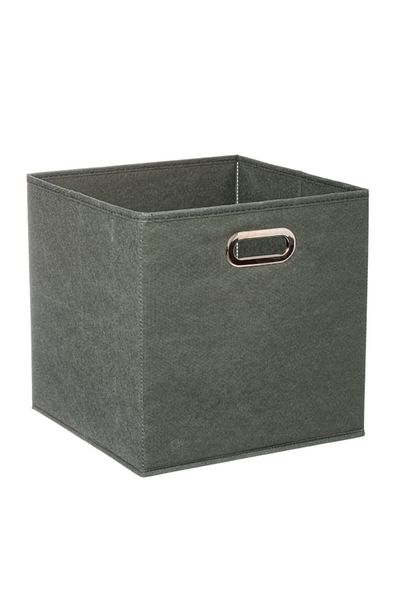 Five Simply Smart Polypropylene and Metal Foldable Storage Box 31 x 31 cm