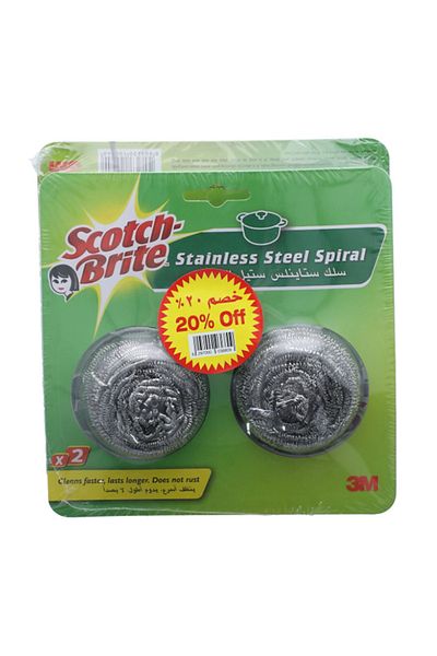 Scotch Brite 2-Piece Multi-Purpose Non Scratch Dishwand Refill