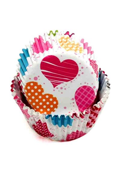 Chef Craft 50-Piece Heart Design Baking Cup