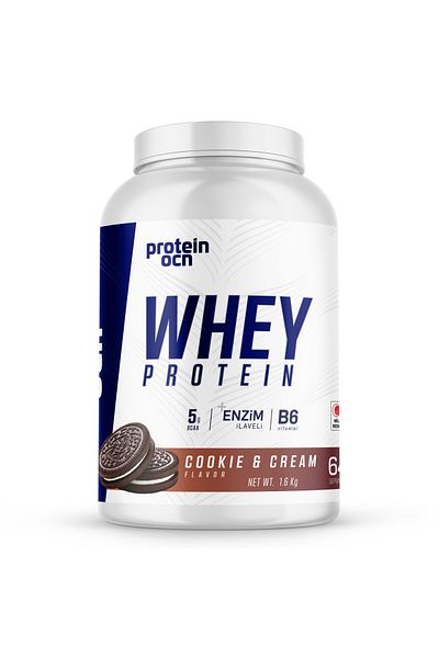 Proteinocean Whey Protein Cookie & Cream- 1.6kg - 64 Servings