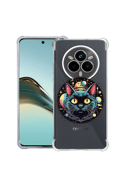 bestcase ® Anit Shock Case For Realme 14 Pro Plus, Mystic Black Cat, 1997763 AS 1506
