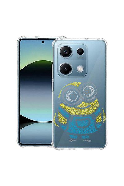 bestcase ® Carcasă Anit Shock pentru Xiaomi Redmi Note 14S, Calligraphy Minion, 1997762 AS 1538