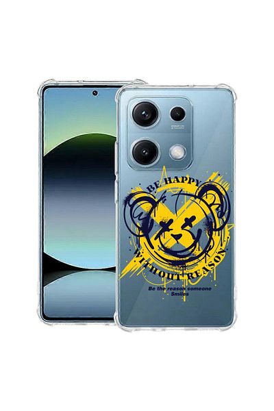 bestcase ® Anit Shock Case For Xiaomi Redmi Note 14S, Teddy Bear Be Happy, 1997762 AS 1559