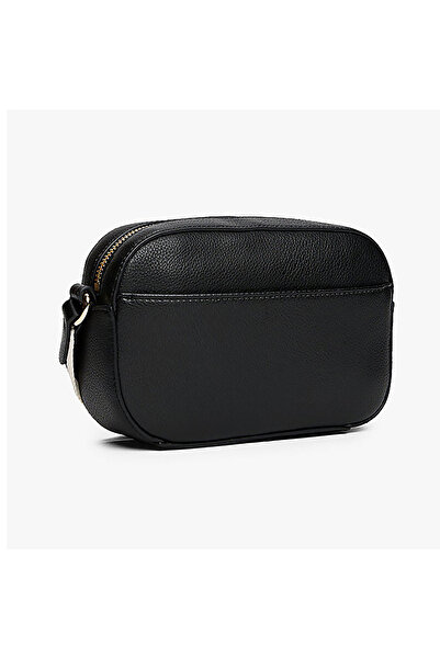 Tommy Hilfiger TH LOGOTAPE KAMERA-TASCHE Damen Schwarze Tasche AW0AW17450BDS