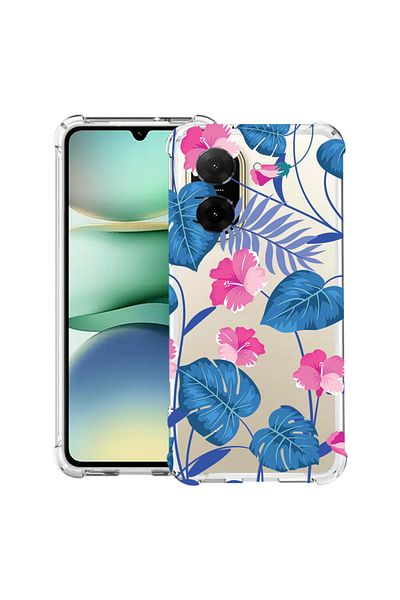 bestcase ® Anit Shock Case For Xiaomi Redmi A5, Tropical Blue Flowers, 2030996 AS 112