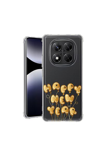 bestcase ® Anit Shock Case For Xiaomi Redmi Note 14 Pro 4G, Happy New Year, 1997764 AS 1826