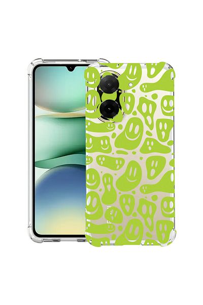bestcase ® Anit Shock Case For Xiaomi Redmi A5, Green Acid Smiley, 2030996 AS 1051