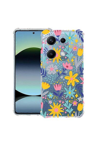 bestcase ® Anit Shock Case For Xiaomi Redmi Note 14S, Little Flowers, 1997762 AS 758