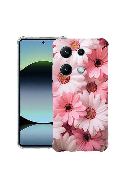 bestcase ® Anit Shock Case For Xiaomi Redmi Note 14S, Pink Daisy, 1997762 AS 1144