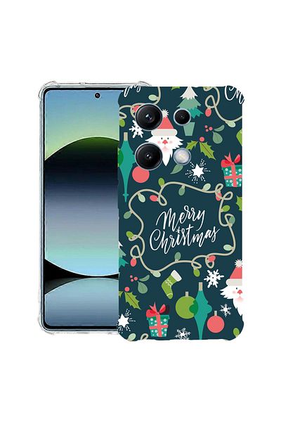 bestcase ® Anit Shock Case For Xiaomi Redmi Note 14S, Merry Christmas, 1997762 AS 6