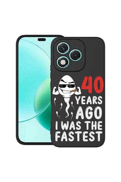 bestcase ® Slim Silicon Case For Honor 400 Lite, 40 Years ago, 2022870 B 1900