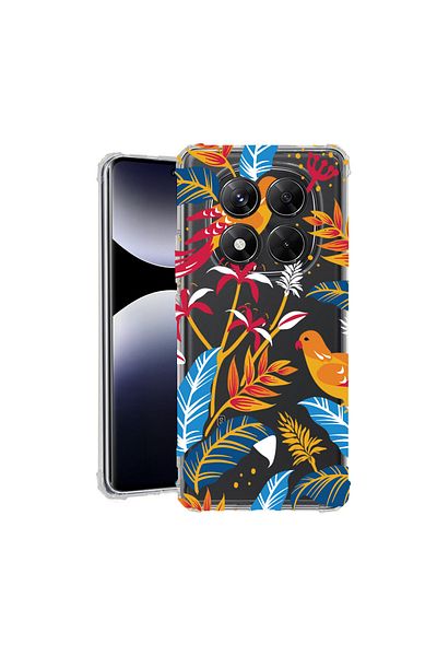 bestcase ® Anit Shock Case For Xiaomi Redmi Note 14 Pro 4G, Colored Birds, 1997764 AS 769