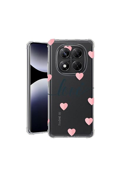 bestcase ® Anit Shock Case For Xiaomi Redmi Note 14 Pro 4G, Love Flying Hearts, 1997764 AS 85