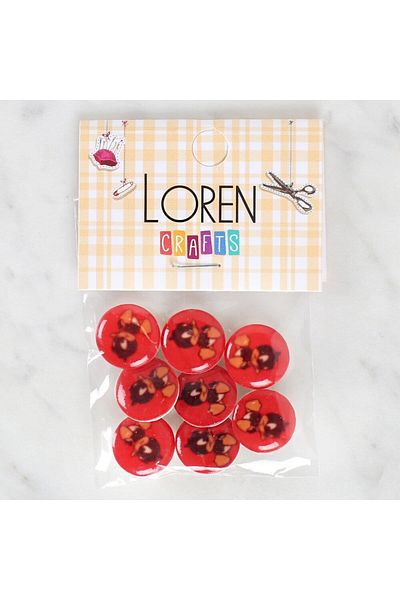 MBB ETİCARET Loren Crafts 8-Piece Duck Button - 1207