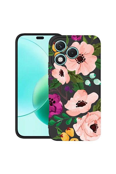 bestcase ® Slim Silicon Case For Honor 400 Lite, Pastel Flowers, 2022870 B 629