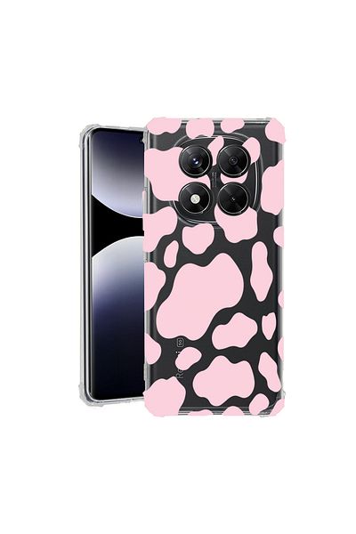 bestcase ® Anit Shock Case For Xiaomi Redmi Note 14 Pro 4G, Pink Cow, 1997764 AS 786