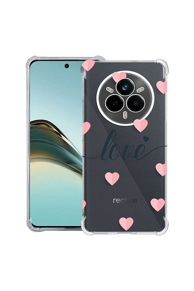 bestcase ® Anit Shock Case For Realme 14 Pro Plus, Love Flying Hearts, 1997763 AS 85