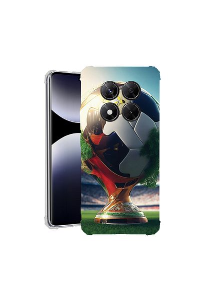 bestcase ® Anit Shock Case For Xiaomi Redmi Note 14 Pro 4G, Football Cup Trophy, 1997764 AS 1211