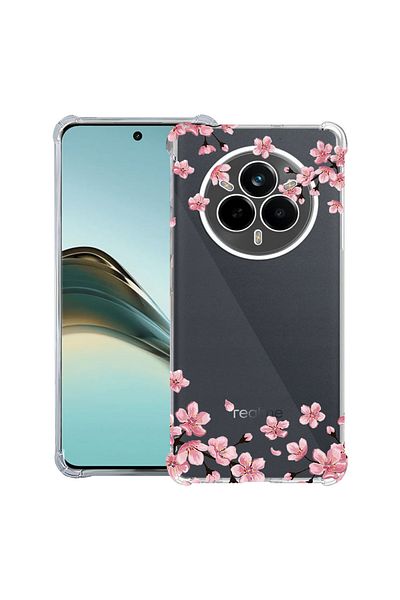 bestcase ® Anit Shock Case For Realme 14 Pro Plus, Pastel colors - flowers, 1997763 AS 694
