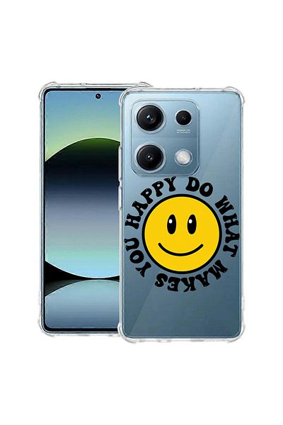 bestcase ® Anit Shock Case For Xiaomi Redmi Note 14S, Happy Smiley, 1997762 AS 1813