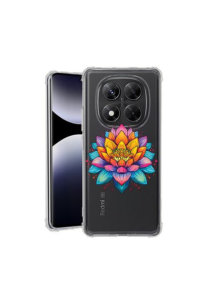 bestcase ® Anit Shock Case For Xiaomi Redmi Note 14 Pro 4G, Dream Colors Flower, 1997764 AS 1509