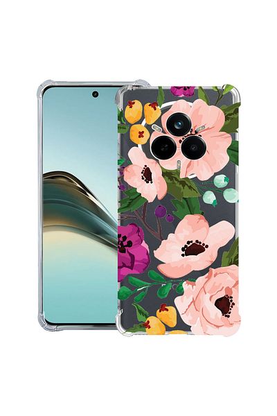 bestcase ® Anit Shock Case For Realme 14 Pro Plus, Pastel Flowers, 1997763 AS 629