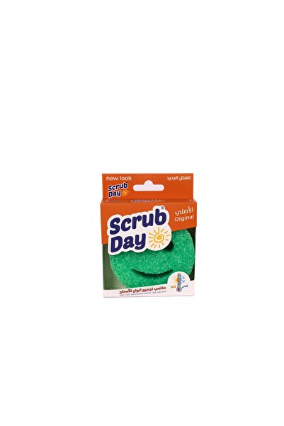 Scrub Day الإسفنجة الأصلية الذكية - تتكيف مع حرارة الماء لتنظيف سهل وفعال.