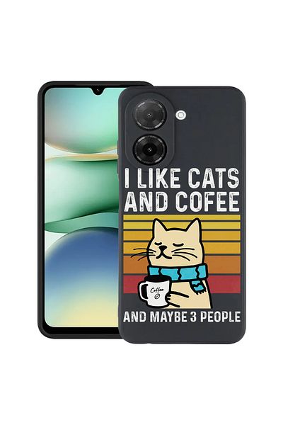 bestcase ® Slim Silicon Case For Xiaomi Redmi A5, Cats And Cofee, 2030991 B 1851
