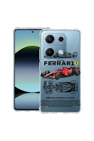 bestcase ® Anit Shock Case For Xiaomi Redmi Note 14S, Ferrari Scuderia, 1997762 AS 1861