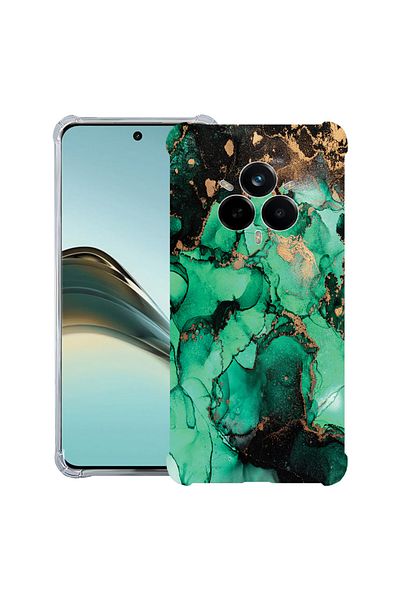 bestcase ® Anit Shock Case For Realme 14 Pro Plus, Dark Marble, 1997763 AS 890