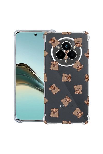 bestcase ® Anit Shock Case For Realme 14 Pro Plus, Teddy Bear Pattern, 1997763 AS 974