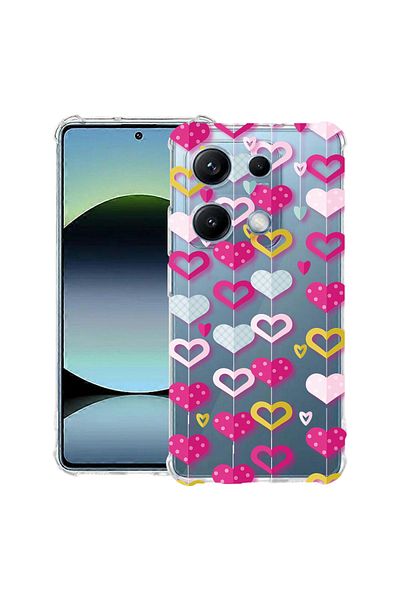 bestcase ® Anit Shock Case For Xiaomi Redmi Note 14S, Lovely Hearts, 1997762 AS 185